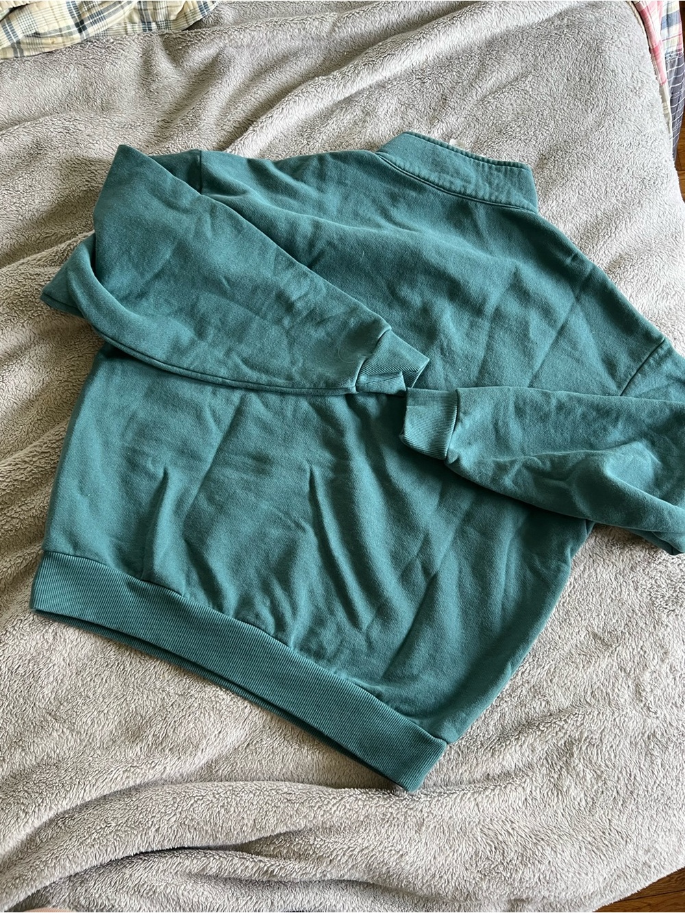 Alo Yoga Women’s Winter Ivy Green Accolade 1/4 Zip Pullover Crewneck Small - Picture 3 of 7